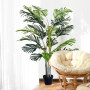 Konstväxt Palm 150 cm med Svart Kruka