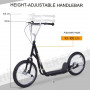 Sparkcykel med Luftgummi Däck 16 tum Scooter Höjdjusterbar 143 x 58 x 92-100 cm