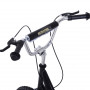 Sparkcykel med Luftgummi Däck 16 tum Scooter Höjdjusterbar 143 x 58 x 92-100 cm
