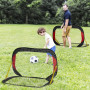 Fotbollsmål Hopfällbart Mål Set med 2 med Bärväska 120 x 80 x 80 cm...