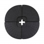 Parasolvikt 4-delat 48 x 48 x 8 cm för 52 kg vatten eller 68 kg sand