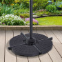 Parasolvikt 4-delat 48 x 48 x 8 cm för 52 kg vatten eller 68 kg sand
