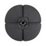 Parasolvikt 4-delat 48 x 48 x 8 cm för 52 kg vatten eller 68 kg sand