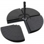 Parasolvikt 4-delat 48 x 48 x 8 cm för 52 kg vatten eller 68 kg sand