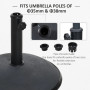 Parasollfot 20 kg för Stänger Ø 35 mm/ 38 mm/ 48 mm