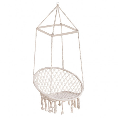 Hängstol Beige Ø80 -150 kg