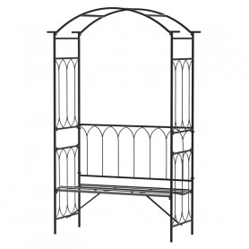 Rosenbåge med Sittbänk, Spaljé 59 x 115 x 203 cm