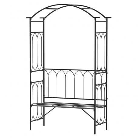 Rosenbåge med Sittbänk, Spaljé 59 x 115 x 203 cm