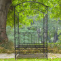 Rosenbåge med Sittbänk, Spaljé 59 x 115 x 203 cm