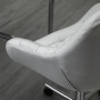 Ergonomisk Kontorsfåtölj Sammet Grå