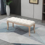Sittbänk - Sängbänk Vintage Beige 110 x 40 x 48 cm