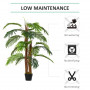 Konstväxt Palm 120 cm med Kruka