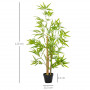 Konstväxt Bambu 120cm