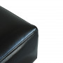 Fotpall Benstöd - Svart Skinn 40 x 30 x 24 cm