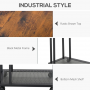 Rullbart Sidobord C-Formad 51 x 36 x 65 cm