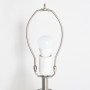 2x Bordslampa Glas Sänglampa Set