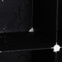 Garderob DIY 2 Stång + 6 Fack 111 x 47 x 145 cm