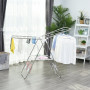 Folding torkställning Rostfritt stål 146 x 60,5 x 98 cm