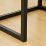 Konsolbord / Sidobord 40 x 30 x 76 cm Industriell Brun/Svart