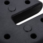 Parasollvikt 4st Ø25 x 6 cm Plast Svart