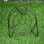Blompiedestal 3-Set Metall Växtställ Ø16 cm