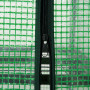Växthus 3 Hyllor 80 x 49 x 120 cm Metall Grön