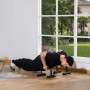 2x Push-up Bars Stål, Vardera 36 x 25 x 20 cm