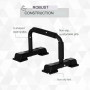 2x Push-up Bars Stål, Vardera 36 x 25 x 20 cm