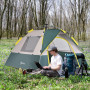 Tält 3-Personer Campingtält Pop-Up med Väska 205 x 195 x 135 cm