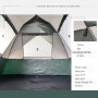 Tält 3-Personer Campingtält Pop-Up med Väska 205 x 195 x 135 cm