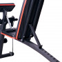 Träningsbänk vikt upp till 120 kg svart 54 x 160 x 106 cm