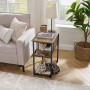 Katthus Sidobord med Klös Sisal Vintage Brun - Beige