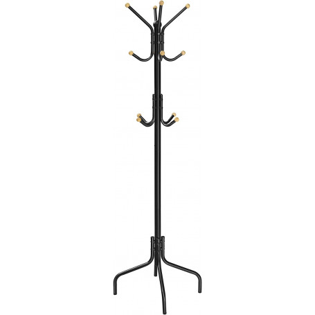 Tamburmajor med 12 krokar Metall Svart