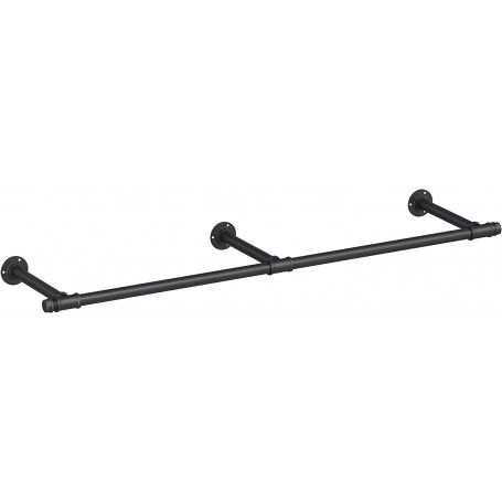Vägg Klädstång 170 cm, 68 kg Metall Industriell Design