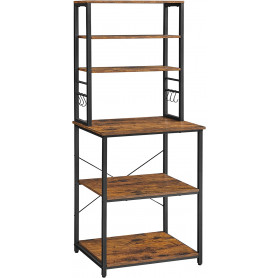 Köksställ, Köksförvaring 40 x 60 x 167 cm Vintage Brun