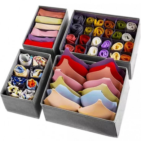 Underkläder Arrangör - Set med 4 st