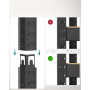 Heavy-Duty Förvaringshylla 75 x 30 x150 cm - 650 kg - Svart