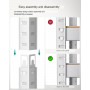 Heavy Duty Förvaringshylla 75 x 30 x 150 cm - 650 kg - Vit