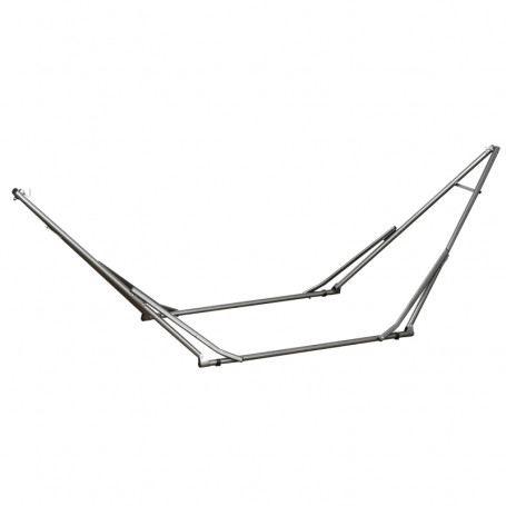 2-i-1 Stativ till Hängmatta / Torkställ 290 x 92 x 88 cm Metall Svart