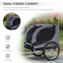 Cykelvagn för Hund med Universalkoppling 130 x 73 x 90 cm