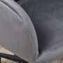 Kontorsstol Sammet Fåtölj Grå 58 x 58,5 x 86 cm
