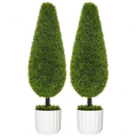 2x Konstväxt Cypress 90 cm