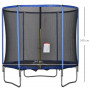 Studsmatta Ø244 cm - 114 kg med Skyddsnät