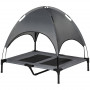 Ute Hundsäng med Tak 92 x 76 x 90 cm
