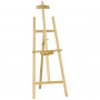 Vikbart Staffli - Studiostafli 90° Justerbart - 51,5 x 71,5 x 134,5 cm - Natur