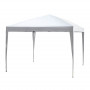 Paviljong 2,95 x 2,95 m Hopfällbart Pop-up UV-skydd Vit