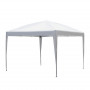 Paviljong 2,95 x 2,95 m Hopfällbart Pop-up UV-skydd Vit