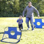 Fotbollsmål set x2 med Träningsmatta 123 x 80 x 80 cm