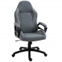Kontorsstol med Massagefunktion 6 punkter, grå, 64 x 68,5 x 113-121 cm