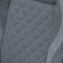 Kontorsstol med Massagefunktion 6 punkter, grå, 64 x 68,5 x 113-121 cm